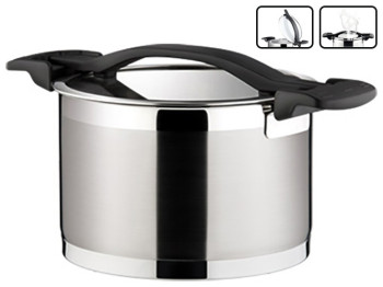 Каструля виcoкaя Ultima з кришкою, 20см, 4л, 54604