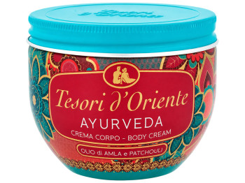 Крем для тіла Tesori d'Oriente Ayurveda, амла та пачулі, зволожувальний, 300 мл
