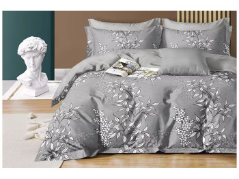 Комплект постельного белья Soho Евро Lounge, 200x230см, Colani Silver, 6900069941976