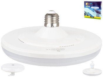 Светодиодная лампа Emergency Ufo Bulb LED, 26W, 18x8,1см, KES408