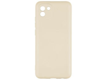 Чохол Full Case TPU+Silicone Touch No Logo для Samsung A03 4G Колір 11, Ivory