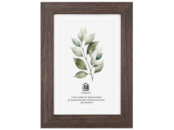 Фоторамка  с текстурой дерева, 20×25 см (8×10"), коричневая