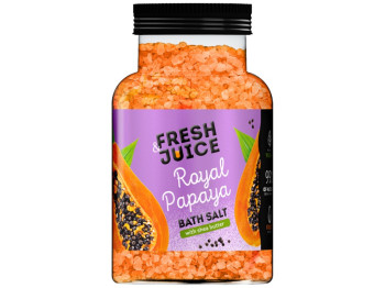 Сіль для ванн Fresh Juice, Royal Papaya, з маслом ши та екстрактом папайї, 700г
