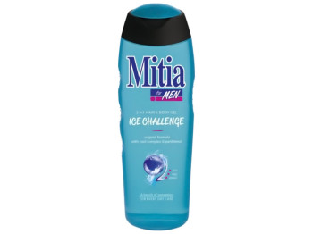 Гель для душа и шампунь 2в1 для мужчин Mitia Ice Challeng, Ледяной вызов, 400мл, 6326