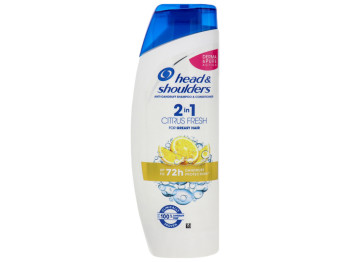 Шампунь и бальзам-ополаскиватель 2в1 против перхоти Head&Shoulders Цитрусовая свежесть 360мл