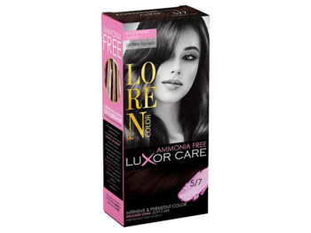 Краска-уход для волос LOREN COLOR LuXor Care Без аммиака Кофейный ликер 5/7