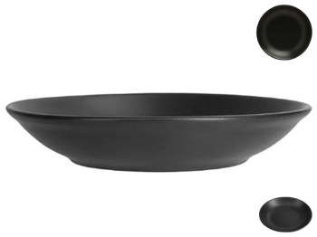 Тарелка глубокая Porland Black, 21см
