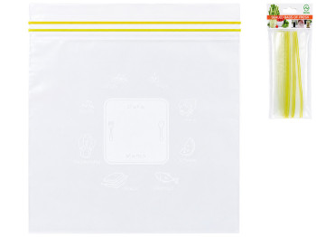 Пакети для заморожування Zip-Lock із застібкою, 20 шт, 14×17 см
