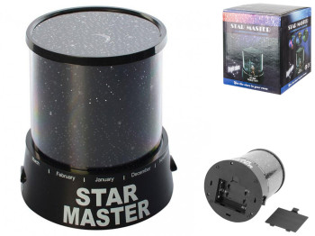 Нічник-проектор Star Master Зоряне небо, кабель USB, на 3 батареях AA 83059
