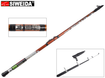Вудка Siweida "Lanos" композит, 5 кілець, 4-секційна 4м 5-25г