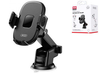 Автодержатель XO C121 Suction cup bracket Мятая упаковка Цвет Черный