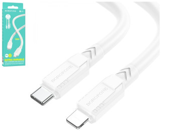 Кабель USB Borofone BX81 PD Type-C to Lightning, Белый