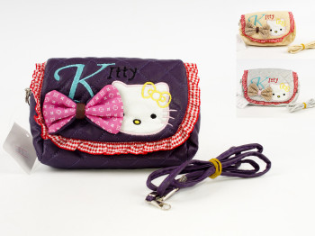 Сумка Hello Kitty шкірзамінник, горизонтальна, забарвлення асорті