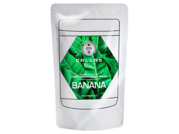 Маска-кондиціонер Dalas Banana 2в1 для зміцнення волосся з екстрактом банана дойпак 70мл