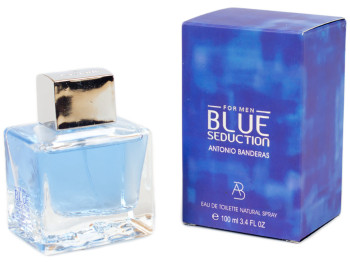 Туалетна вода (ліц.) чоловіча Antonio Banderas "Blue Seduction" Eau De Toilette 100мл