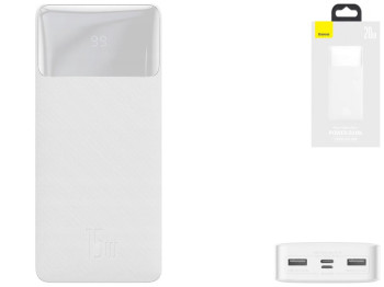 Power Bank Baseus Bipow 20W 20000 mAh Cable USB to Micro 25cm (PPBD0503xx) Цвет Белый, 02