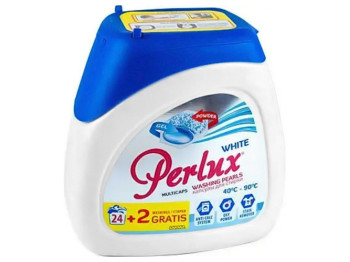 Капсулы для стирки Perlux Super Compact White, 26шт