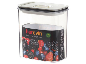 Контейнер Herevin Canister-Vacuum Lid-White, вакумная крышка, 1,8л, 8699038113947