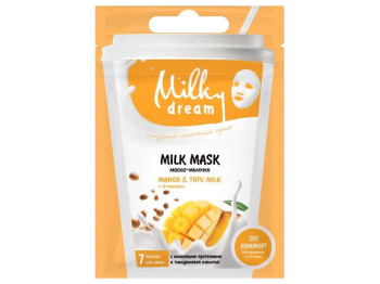 Маска для лица тканевая Milky Dream Mango&Tofu milk 20мл