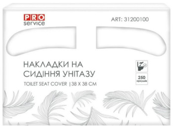 Накладки на сиденье унитаза Pro, 1/2, 31200100 (цена за упаковку 250шт)
