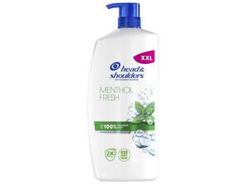 Шампунь Head & Shoulders Свіжість ментолу проти лупи, з дозатором, 800мл