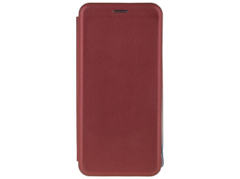 Чохол-книжка шкіра для Xiaomi Poco M3 Pro Колір Бордовий