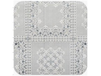 Клеенка Lace, ПВХ, 1,37×20м, цвет бежевый, дизайн Classic Border (цена за рулон)