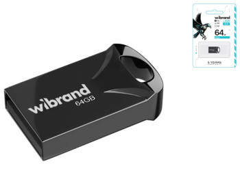 USB Flash Drive Wibrand 64gb Hawk Цвет Черный