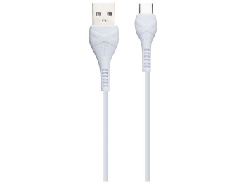 Кабель USB Hoco X37 Cool Power Charging Type-C Колір Бiлий