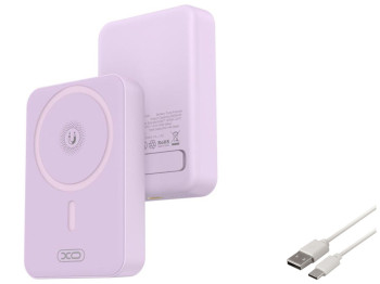 Power Bank XO PR231 Magnetic 15W wireless charging+PD20W 10000mAh Цвет Фиолетовый