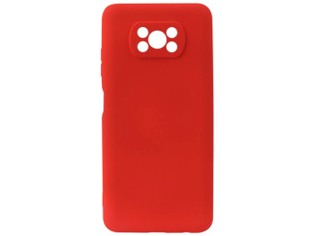 Чехол Full Case No Logo with frame для Xiaomi Poco X3 / Poco X3 Pro Цвет 14, Red