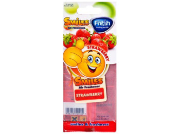 Освежитель воздуха Fresh Way "SMILES DRY" сухой листик Strawberry