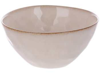 Піала керамічна Casual, D15см, колір – бежевий