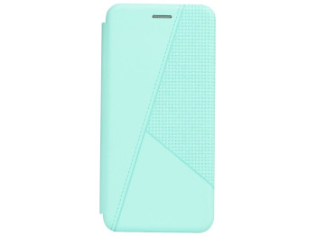 Чехол-книжка кожа Twist для Tecno Spark 7 Цвет 9, Mint