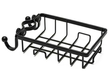 Органайзер-держатель для смесителя Ringel Raum, 18,5х10,2х4см, черный, 6900069373289