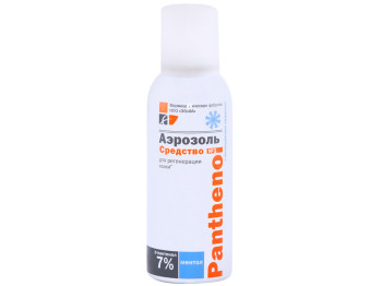 Аерозоль для шкіри "Elfa Pharm" Panthenol з охолоджуючим ефектом 150мл