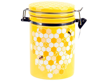 Банка керамическая с крышкой Honey, 650мл