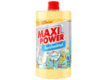 Засіб для миття посуду Maxi Power Банан, 1л, запаска