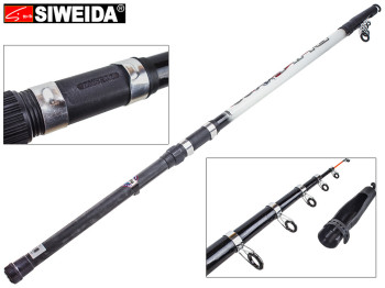 Вудка Siweida "Bull" композит, 6 кілець, 6-секційна 6м 5-25г