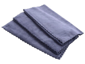 Рушники Soho Velur Grey, 35×75 см, мікрофібра 280 г/м², 3 штуки, сірий колір