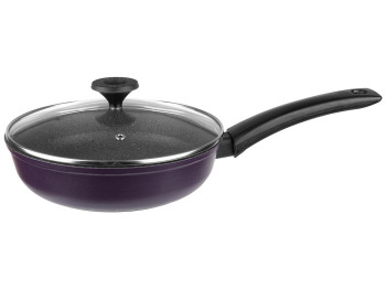 Сковорода Prolis пласт.ручка, внут.антипр.і зовн.декор.покр. Semi-Matte Violet D22см СК-220АД (фл)