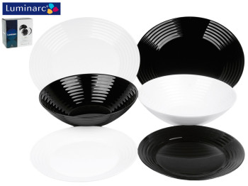 Сервиз столовый Luminarc "Harena Black&White" 18 предметов 20818