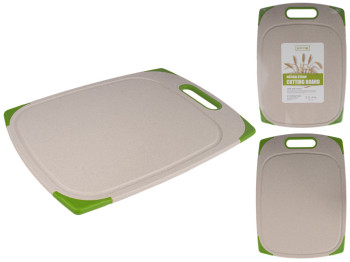 Доска разделочная из пшеничной шелухи Эко 35,5х25,4х0,9см