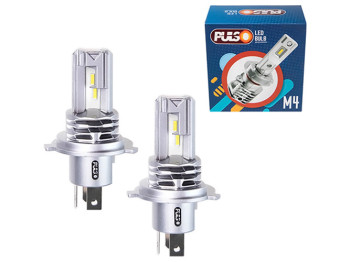 Лампы Pulso J1, H3, LED-chips CSP, 9-32v2x20w, 4000Lm, 6500K