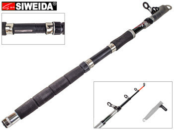 Спиннинг Siweida Tank стекловолокно, 4 кольца, 5-секционный 2,1м 150-300г