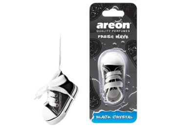 Освіжувач повітря Areon Fresh Wave Black Crystal, стильний формат кед, підвіска, 31г