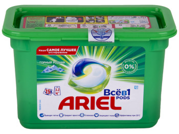 Капсули для прання ARIEL Гірське джерело 15х25,2г