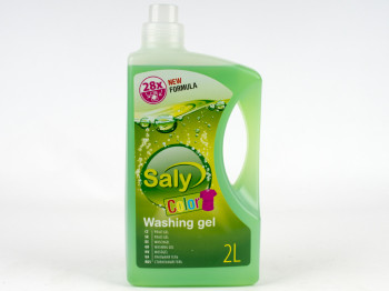 Гель для стирки бесфосфатный "Saly" "Сolor gel" для цветных тканей 2л Чехия