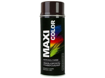 Эмаль аэрозольная универсальная декоративная MAXI COLOR шоколадно-коричневый 400мл