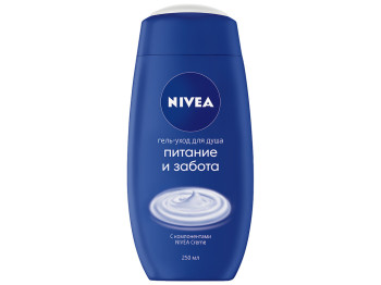 Гель-догляд для душу Nivea "Живлення і турбота" 250мл